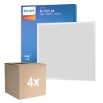 Mehrfachpackung 4x Philips LED Panel CoreLine RC132V 26W 3600lm - 840 Kaltweiß | 60x60cm - UGR <19
