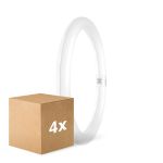 Mehrfachpackung 4x Osram LED Röhre T9 Rund (EM/Mains) 18.3W 2200lm - 840 Kaltweiß | Ersatz Für 32W