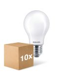 Mehrfachpackung 10x Philips Corepro LED Glühbirne E27 Birne Matt 7W 806lm - 840 Kaltweiß - Ersatz Für 60W