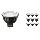 Mehrfachpackung 10x Philips LEDspot ExpertColor GU5.3 MR16 6.5W 930 10D (MASTER) | Warmweiß - Höchste Farbwiedergabe - Dimmbar - Ersatz für 35W
