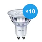 Mehrfachpackung 10x Philips CorePro LEDspot MV GU10 2.7W 840 36D | Kaltweiß - Ersatz für 25W
