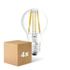 Mehrfachpackung 4x Ledvance Classic LED E27 Birne Fadenlampe Klar 11W 1521lm - 827 Extra Warmweiß | Dimmbar - Ersatz Für 100W
