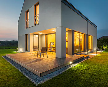 LED-Außenbeleuchtung für das Haus 