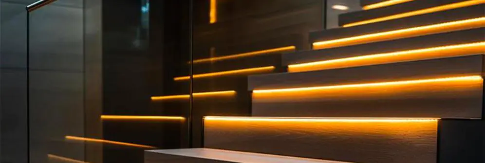 Banner: Einbau Treppenbeleuchtung